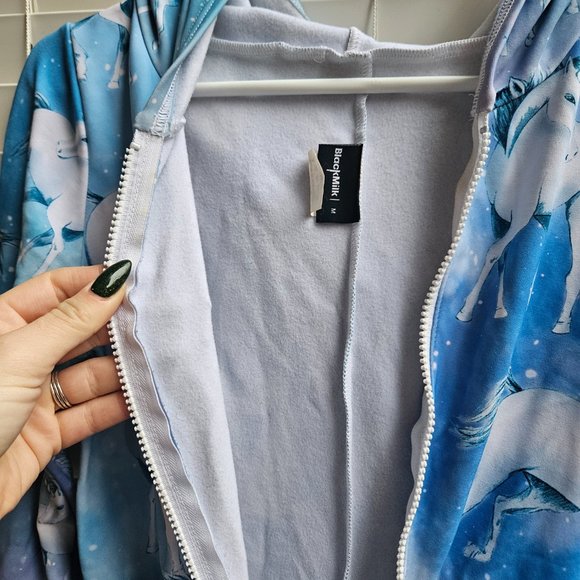 Blackmilk Unicorn Fleece-Lined Jumpsuit - Picture 3 of 8